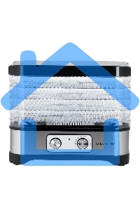 Сушилка для овощей и фруктов Galaxy Line GL 2639, черный с серебристым, с механическим управлением, 500 вт