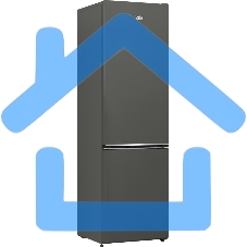 Холодильник Beko B1RCNK312G серый, двухкамерный, 200/76 л, морозилка снизу, Frost Free