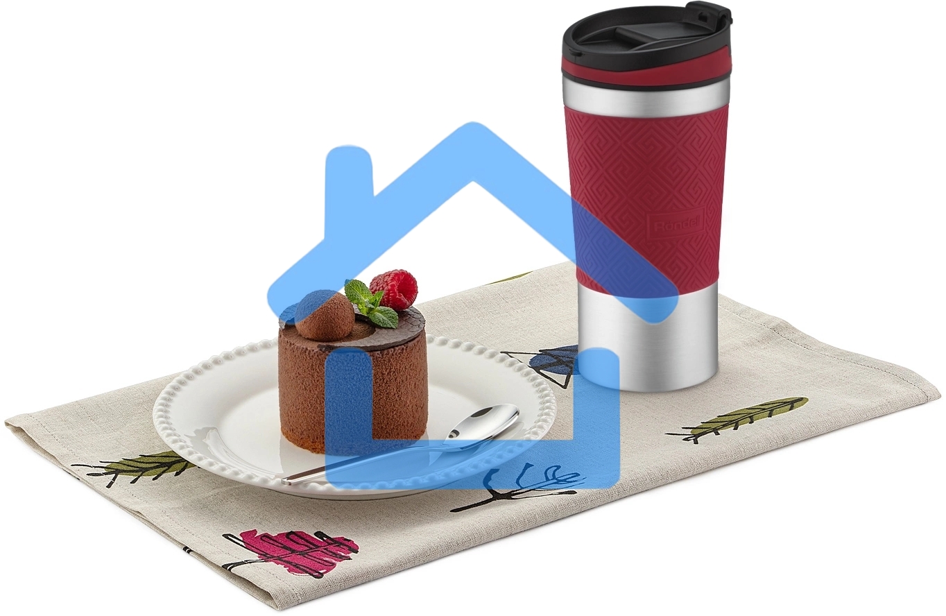 Термокружка для напитков Rondell Moretta RDS-1817 0.4л. красный картонная коробка