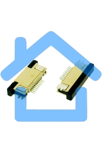 Разъем FPC  Half Coverage Top Contact 0.5K-BS-12PWB 12 pin высота 2мм шаг 0,5мм