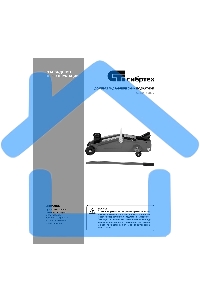 Домкрат гидравлический подкатной, Сибртех 2 т, 135-320 мм, в пласт. кейсе