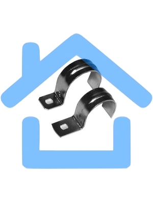 Скоба креп. метал. d22 (уп.50шт) Рувинил С01322