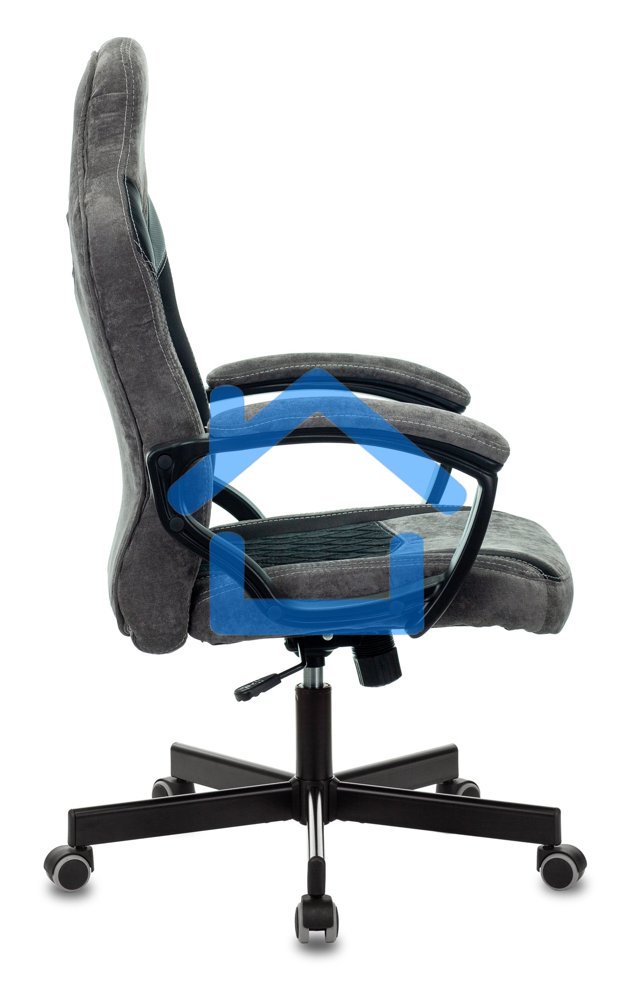 Кресло игровое Бюрократ VIKING 6 KNIGHT B FABRIC черный крестовина металл/пластик