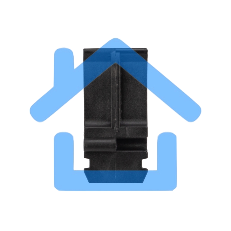 Крепеж-клипса для трубы ø 16 мм черная (10 шт./уп.) Rexant