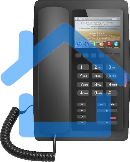 Телефон IP Fanvil H5 черный