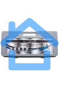 Домкрат гидравлический подкатной, 2 т, h подъема 140-340 мм, в кейсе Stels