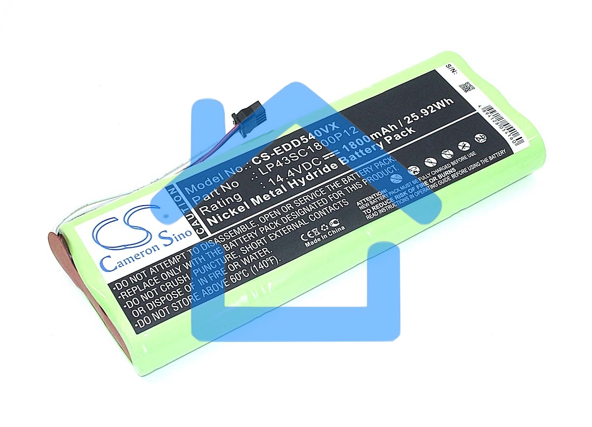 Аккумулятор для Ecovacs Deebot D523 (CS-EDD540VX) 14,4V 1800mAh Ni-MH