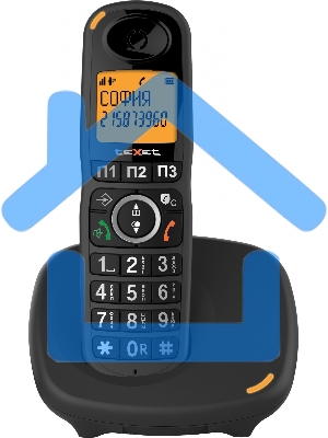 Радиотелефон teXet TX-D8905A черный