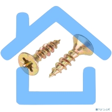 Саморез универсальный KRANZ 4х16, желтый цинк, короб (200 шт./уп.)