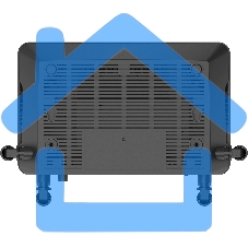 Двухдиапазонный Wi-Fi 6 маршрутизатор AX1500, 1x1000Base-T WAN, 3x1000Base-T LAN, 4 внешние антенны 5 dBi