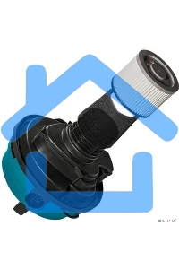 Пылесос строительный Bort BSS-2460-Storm синий, 440/2400 Вт, уборка сухая/влажная, пылесборник мешок/контейнер, 60 л