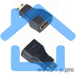 Переходник Gembird Переходник HDMI-miniHDMI 19F/19M, золотые разъемы, пакет A-HDMI-FC