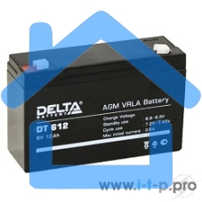 Батарея Delta DTM 612 (6V, 12Ah)