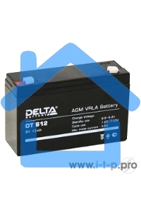 Батарея Delta DTM 612 (6V, 12Ah)