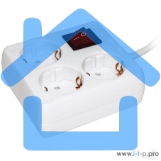 Удлинитель 3х3м с заземл. 16А IP20 У-С03К с выкл. 2P+PE ИЭК WYP30-16-03-03-ZK-N