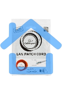 Патч-корд UTP Cablexpert PP6U-1M кат.6, 1м, литой, многожильный, серый