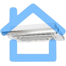 Вытяжка встраиваемая Elikor Интегра 50П-400-В2Л белый/нержавеющая сталь, 50 см, 400 куб. м/ч, 57 дБ