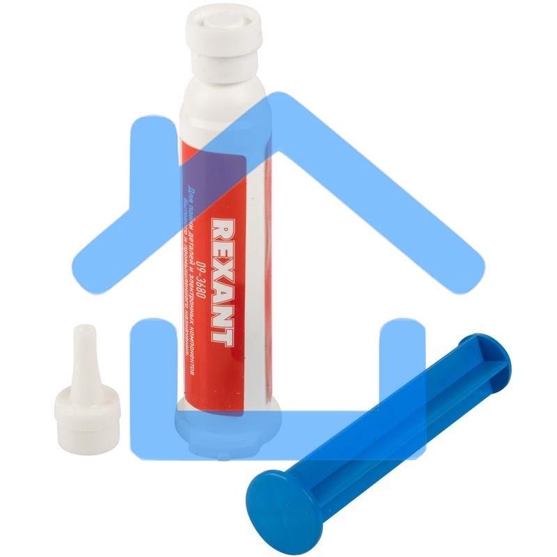 Флюс-гель для пайки Rexant, АКТИВНЫЙ, 12 мл, техно-шприц, блистер