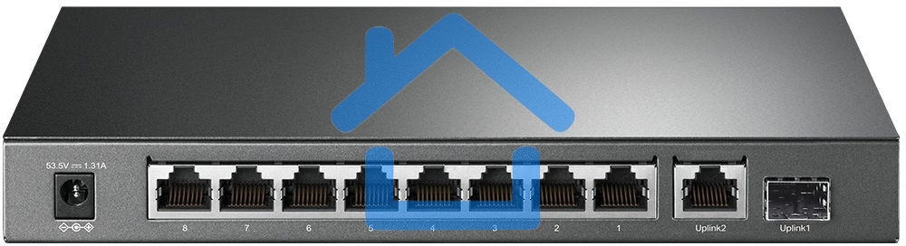 Коммутатор TP-Link TL-SG1210P 10-портовый гигабитный настольный с 8 портами PoE+ SMB