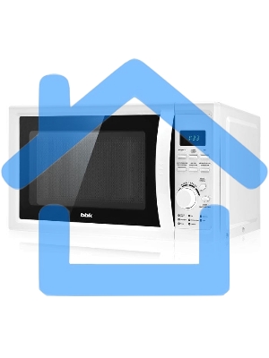 Микроволновая печь BBK 20MWS-719T/WG белый, 20 л, 700 Вт, переключатели -поворотный механизм/кнопки
