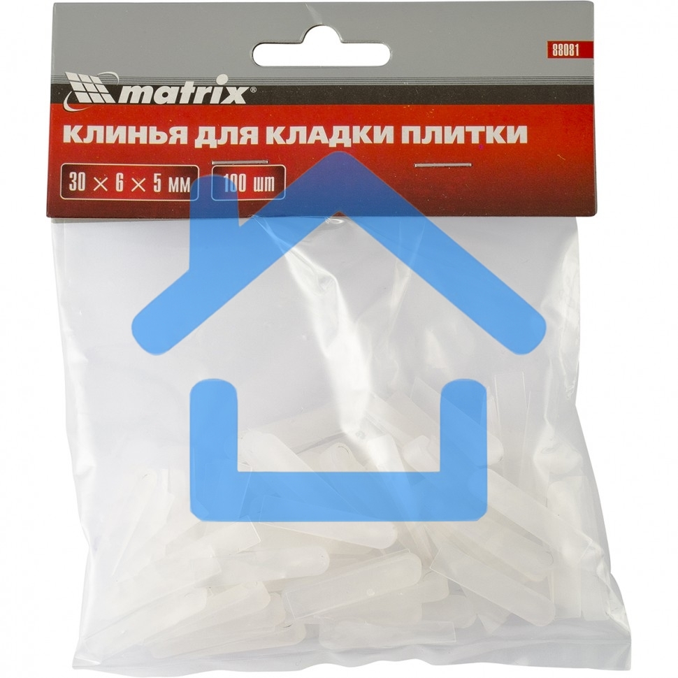 Клинья, 30х6х5мм, для кладки плитки, 100шт. Matrix