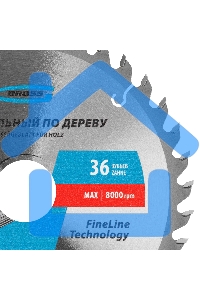 Пильный диск по дереву ф190 х 30 мм, 36 зубьев Gross