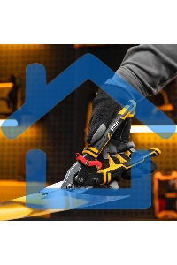 Ножницы по металлу,270мм, прямой и левый рез,сталь-СrMo, трехкомп.рук-ки Denzel