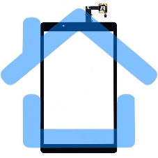 Сенсорное стекло (тачскрин) для Lenovo Tab 8 TB-8304, черное