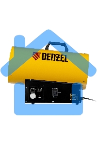 Газовая тепловая пушка GHG-15i, 15 кВт, цифровой термостат, пропан-бутан Denzel