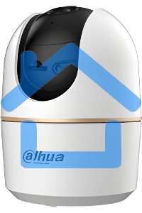 Мини-PT IP-видеокамера DAHUA DH-IPC-H4AP-0360B с Wi-Fi 2.4ГГц 4Мп, 1/3” CMOS, объектив 3.6мм, видеоаналитика, ИК до 10м