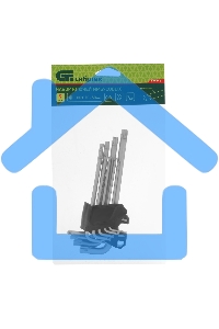 Набор ключей имбусовых Torx-Tempered Сибртех TT10-50, CrV, 9 шт., удлиненные