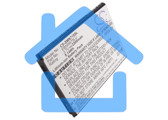 Аккумулятор CameronSino CS-SMN710SL EB595675LU для Samsung Galaxy Note 2 N7100 3.7V / 2200mAh / 8.14Wh