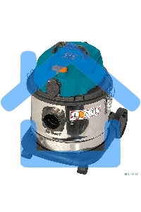 Строительный пылесос Bort BSS-1215 синий/серебристый, 260/1200 Вт, уборка сухая/влажная, пылесборник мешок/контейнер, 15 л