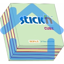 Блок самоклеящийся бумажный Stick`n 21341 76x76мм, 400 листов, 70 г/м2, неон+пастель, 3 цвета в упаковке