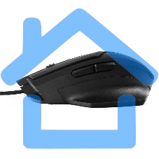 Мышь проводная Гарнизон GM-740G черный, 3200 dpi, USB, кнопки - 7