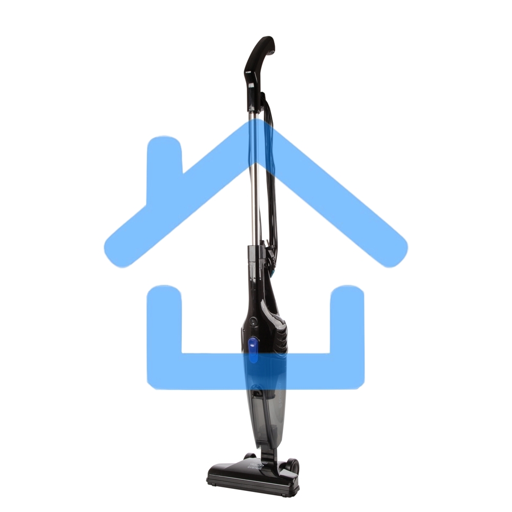 Пылесос вертикальный Endever VC-286 серый, питание от сети, 100 Вт, уборка сухая, пылесборник 1.9 л