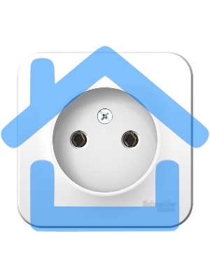 Розетка ОП BLANCA 16А 250В без шторок без заземл. изол. пласт. бел. SchE BLNRA000111