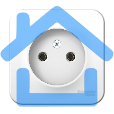 Розетка ОП BLANCA 16А 250В без шторок без заземл. изол. пласт. бел. SchE BLNRA000111 Розетка ОП BLANCA 16А 250В без шторок без заземл. изол. пласт. бел. SchE BLNRA000111