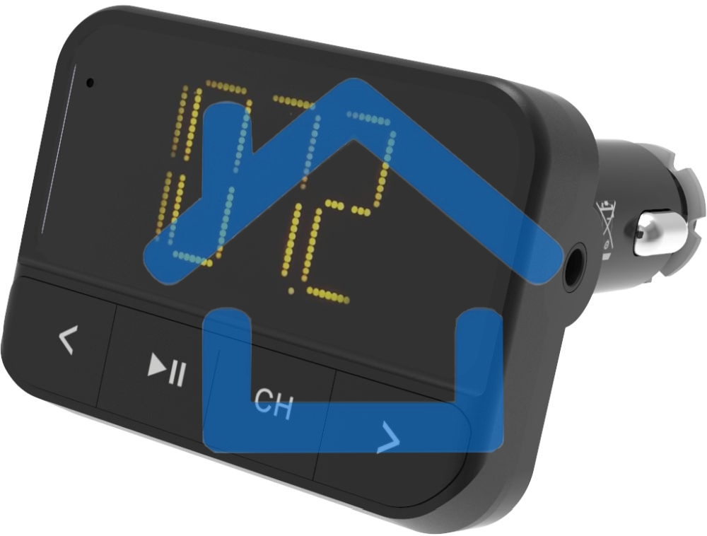 Автомобильный FM-модулятор Ritmix FMT-B200 черный SD BT USB (80000765)