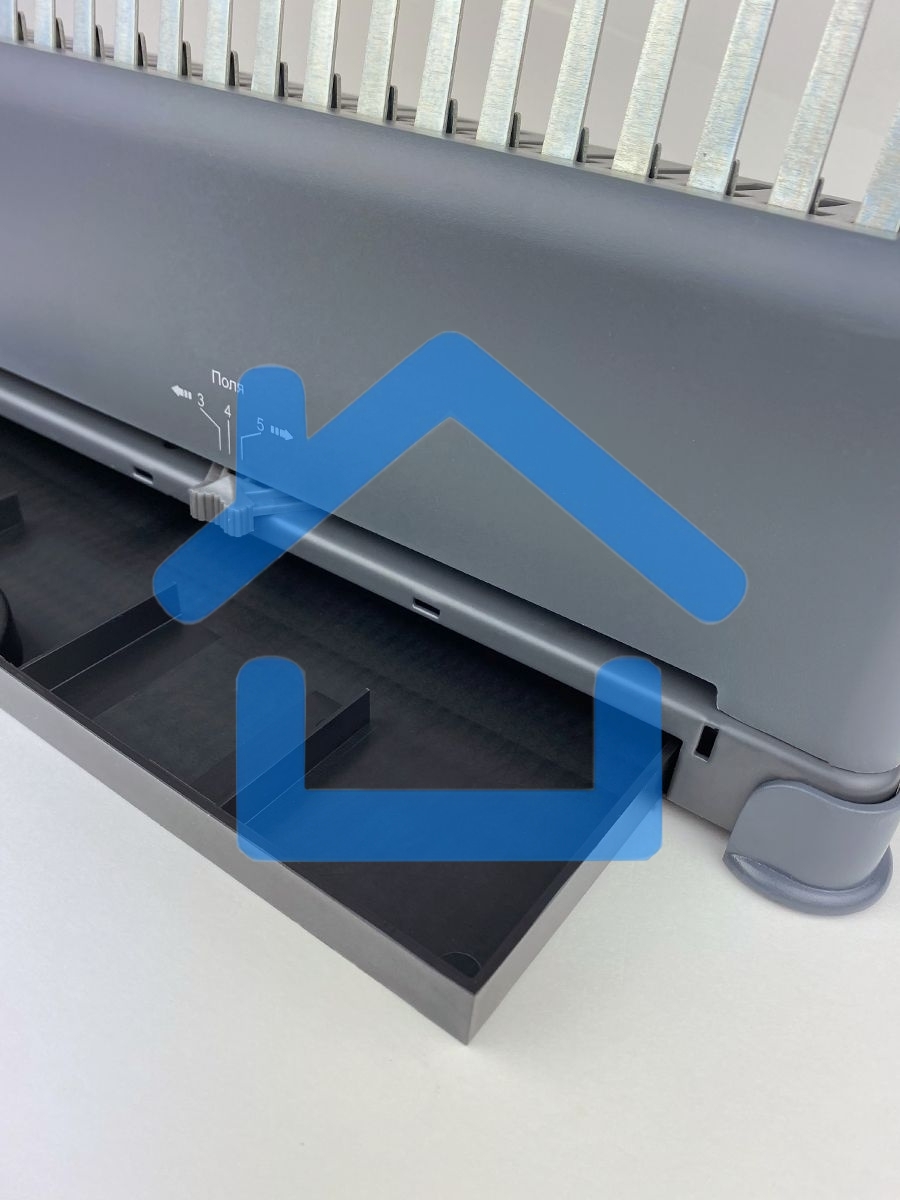 Переплетчик ГЕЛЕОС БП-12 на пластиковую пружину, А4, ручная перфорация 12 листов, переплет макс до 500 л., глубина перфорации 3,5-5,5 мм