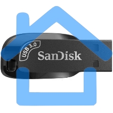 Флешка USB R/W 128 Gb SanDisk CZ410 Ultra Shift, USB 3.0, черный
