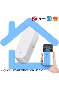 Датчик вибрации MOES Vibration Sensor ZSS-Z-VBR, Zigbee, AAA 2шт х 1.5 V