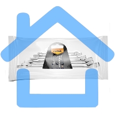 Набор ключей комбинированных, 6 - 17 мм, хромированные, 6 шт. Sparta 154305