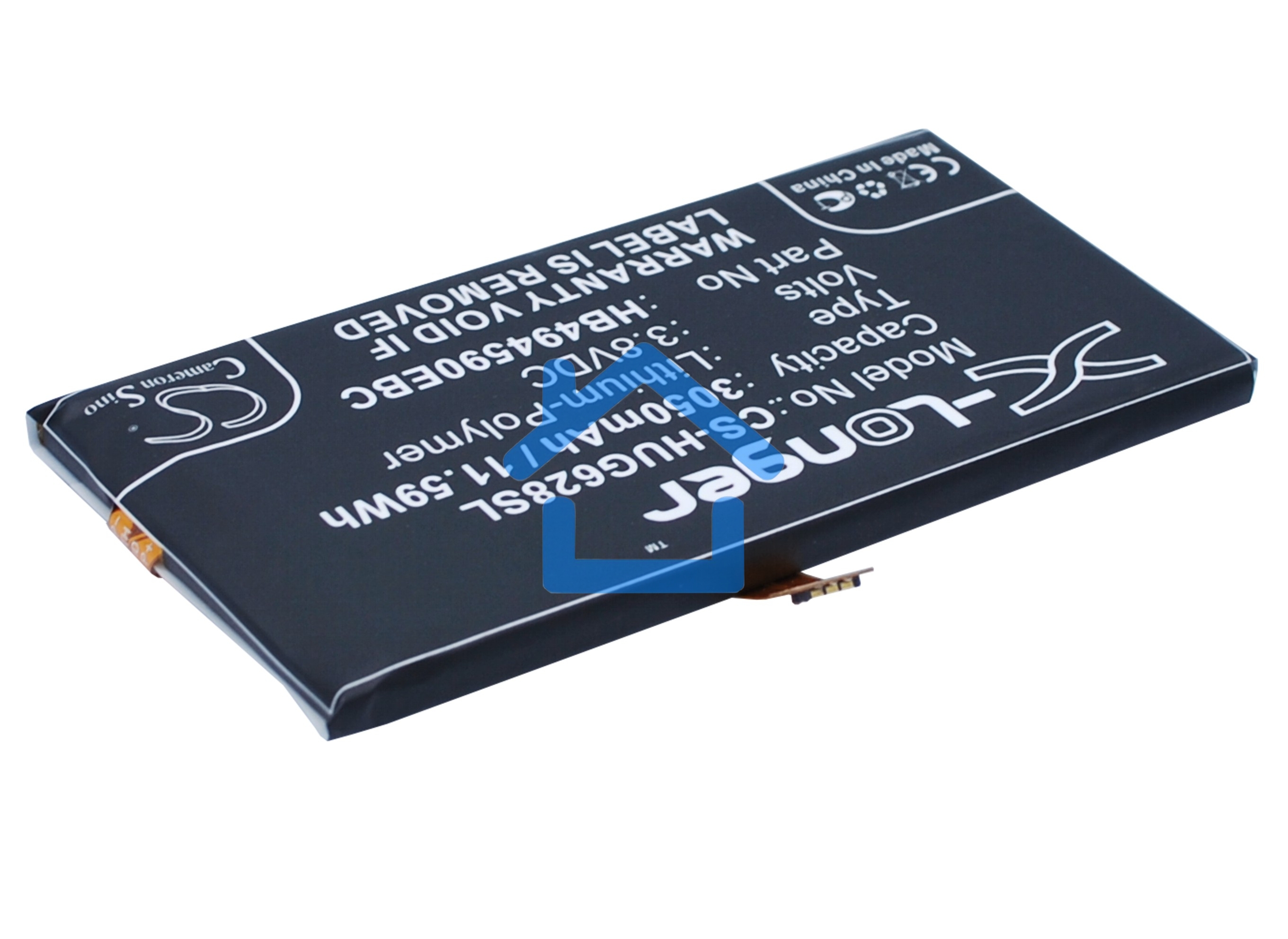 Аккумулятор CameronSino CS-HUG628SL HB494590EBC для Huawei Honor 73.8V / 3050mAh / 11.59Wh
