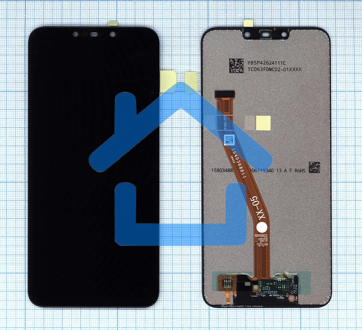 Дисплей для Huawei Mate 20 Lite черный Orig