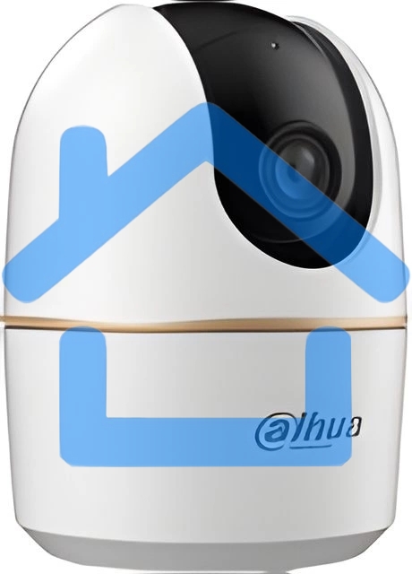 Мини-PT IP-видеокамера DAHUA DH-IPC-H4AP-0360B с Wi-Fi 2.4ГГц 4Мп, 1/3” CMOS, объектив 3.6мм, видеоаналитика, ИК до 10м