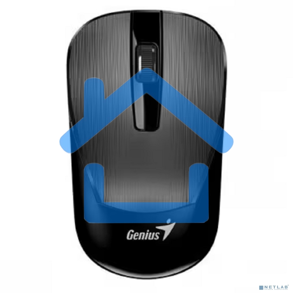Мышь беспроводная Genius NX-7015 черный, 1200 dpi, радиоканал, USB, кнопки - 3