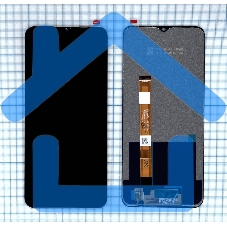 Дисплей для Realme Narzo 10, Narzo 10A в сборе с тачскрином черный