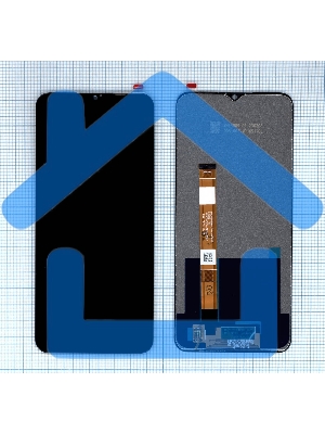 Дисплей для Realme Narzo 10, Narzo 10A в сборе с тачскрином черный