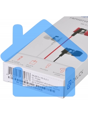 Наушники Oklick HS-S-210 1.1м красный